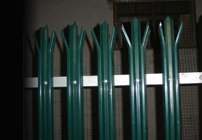 Security Fencing, Triple Pointed Picket Post, Steel Fencing