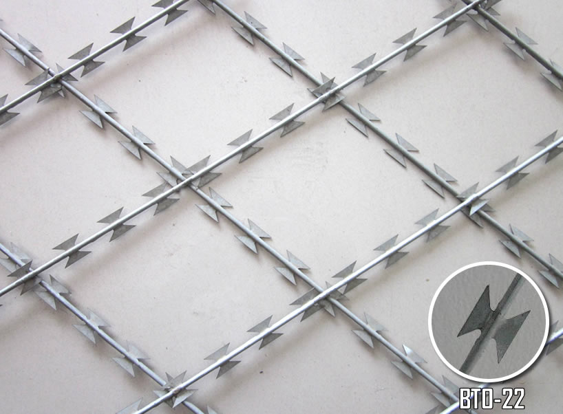 Galvanized Welded Razor Wire Mesh of Diamond Holes